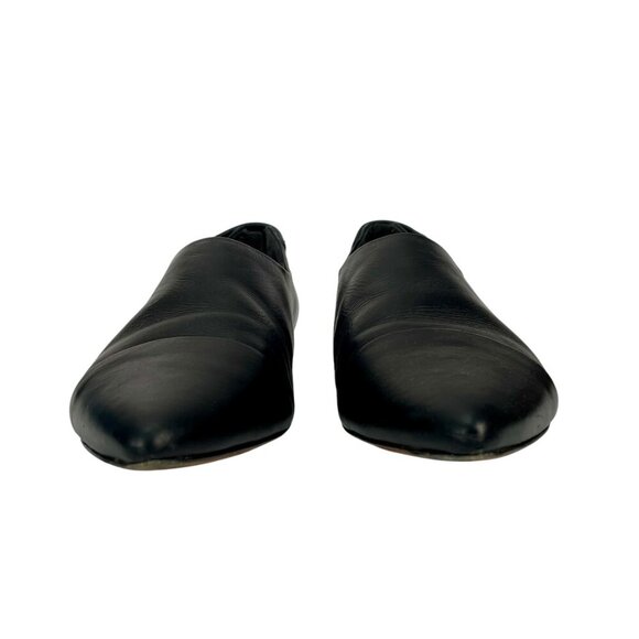 Vince Noel Cap Toe Shoe Womens Black Leather Size 8.5M Designer Contemporary - Picture 6 of 16